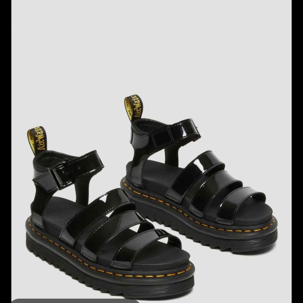 COPY - Dr marten Blair patent sandals